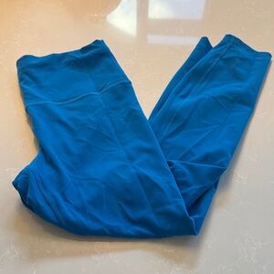 lululemon Wunder train size 10 Leggings. Hawaiian blue.